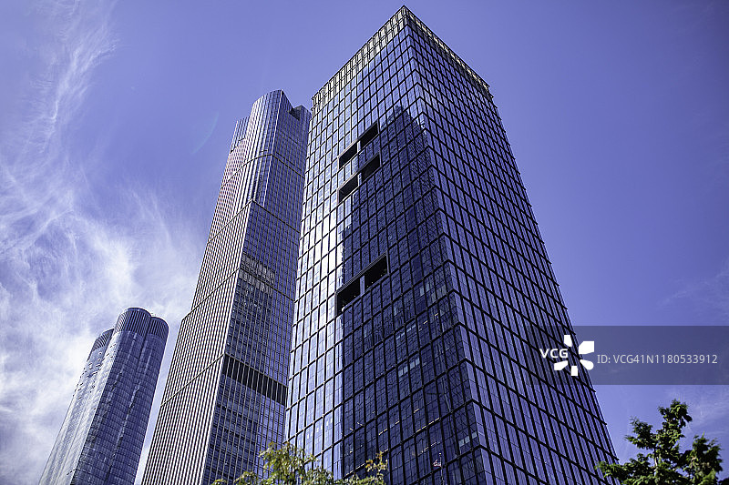 纽约市的新兴区域：哈德逊城市广场图片素材