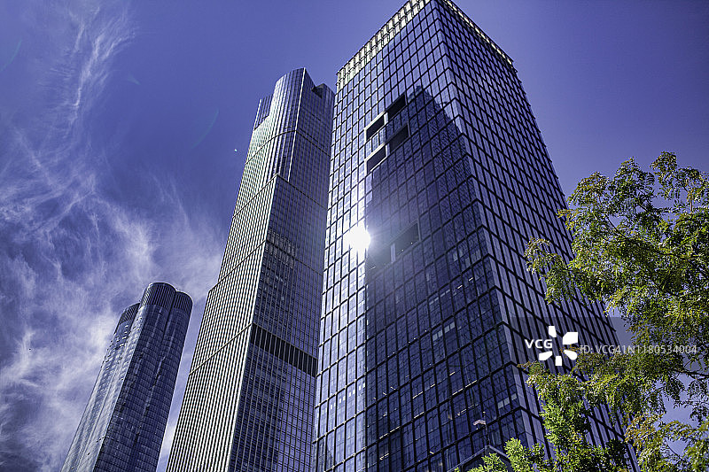 纽约市的新兴区域：哈德逊城市广场图片素材