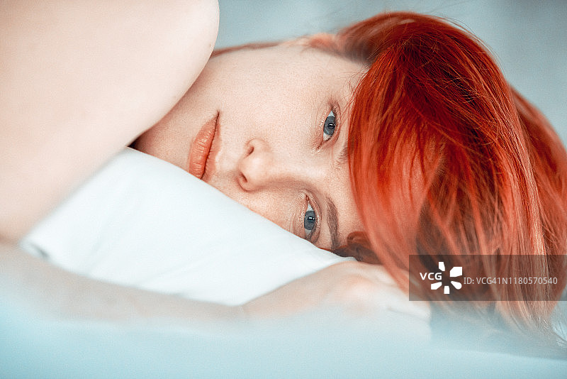 无妆的自然美图片素材