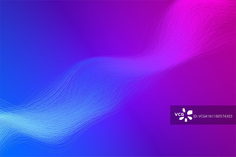 渐变色数字波浪形状图片素材