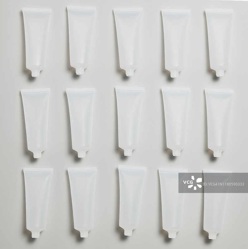 磨砂白色化妆品空管图片素材