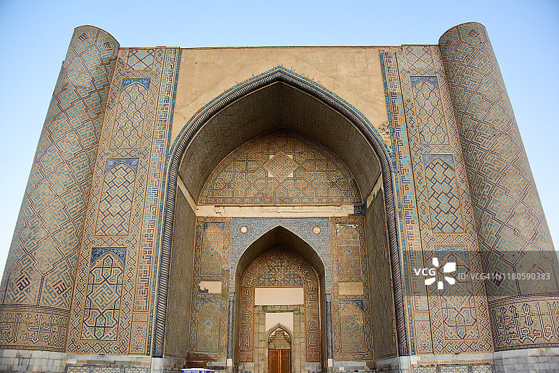 比比哈努姆清真寺立面图片素材