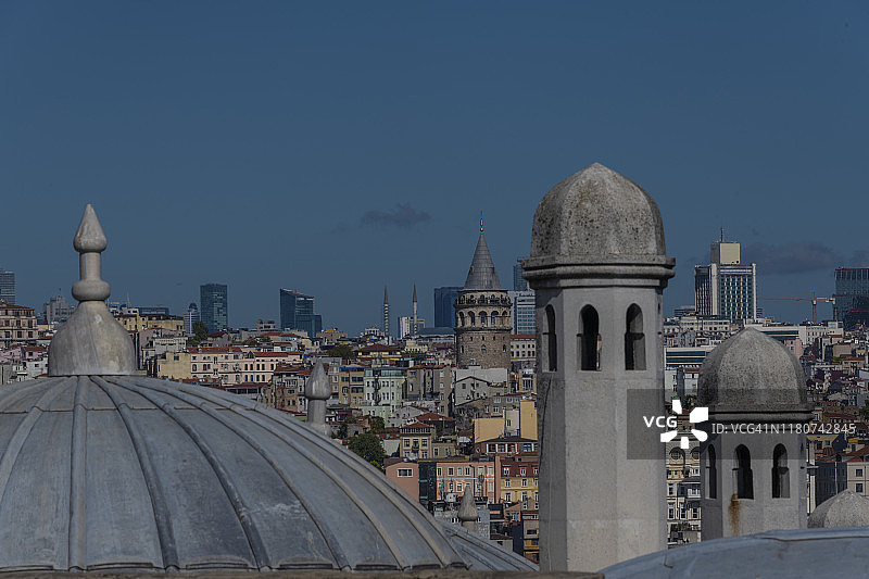 伊斯坦布尔苏莱曼清真寺图片素材