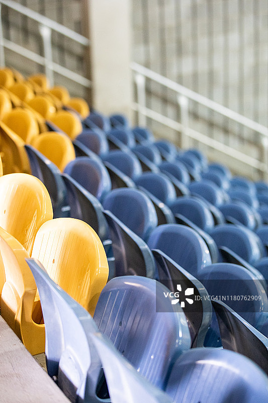 塑料体育场座椅图片素材