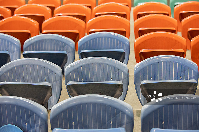 塑料体育场座椅图片素材