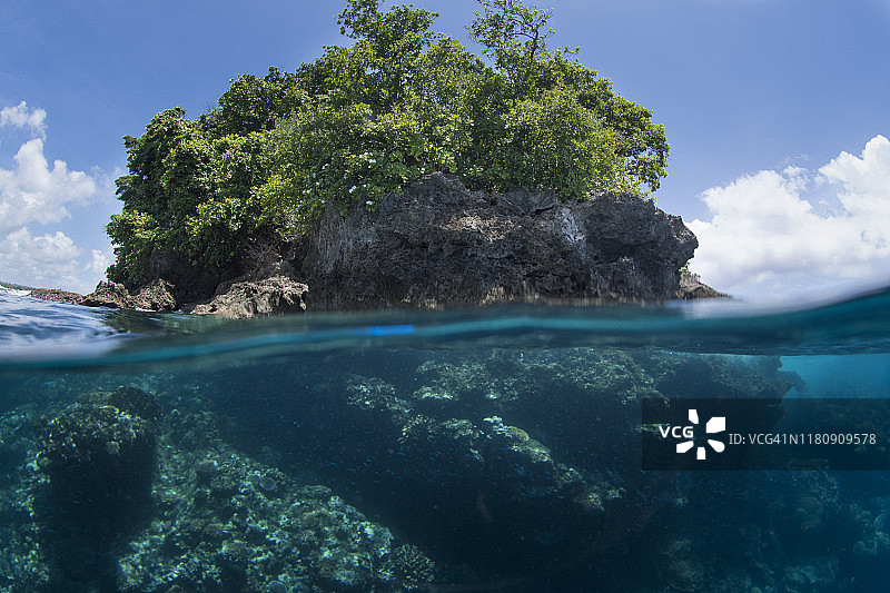 瓦努阿图岛屿和水下世界图片素材