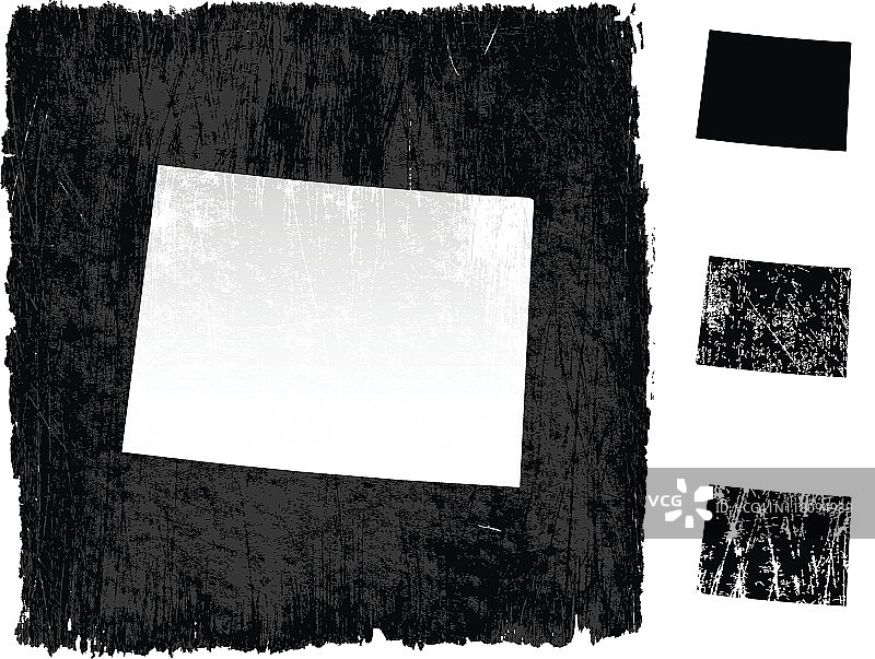 免版税矢量背景上的科罗拉多州地图图片素材