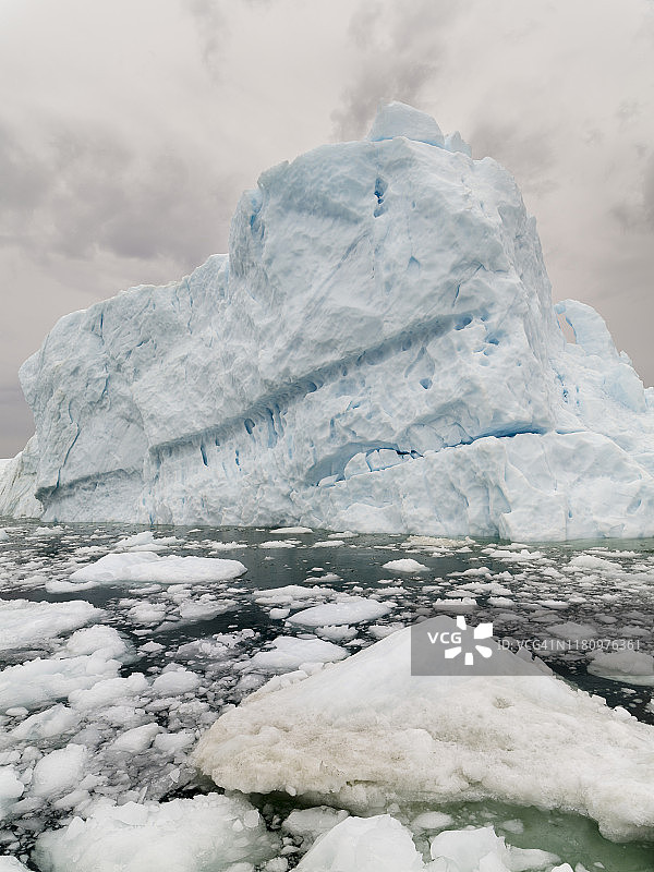 格陵兰迪斯科湾伊卢利萨特冰峡湾，丹麦领土图片素材
