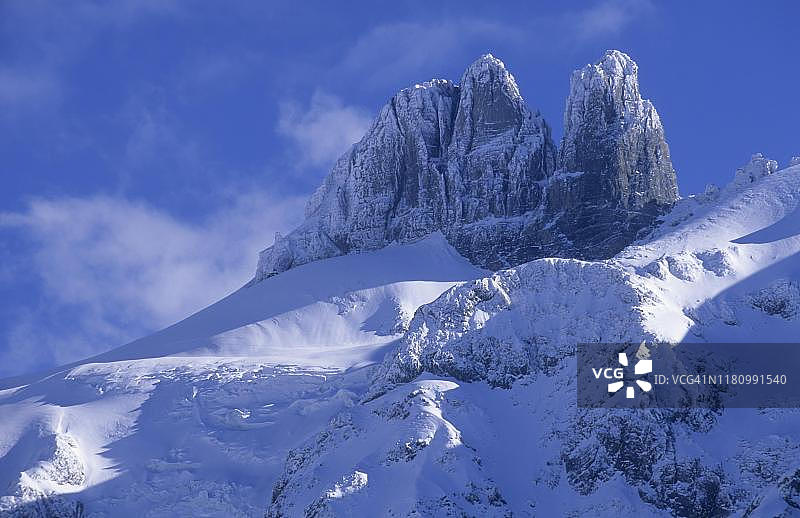瑞士阿尔卑斯山英格堡雪山图片素材