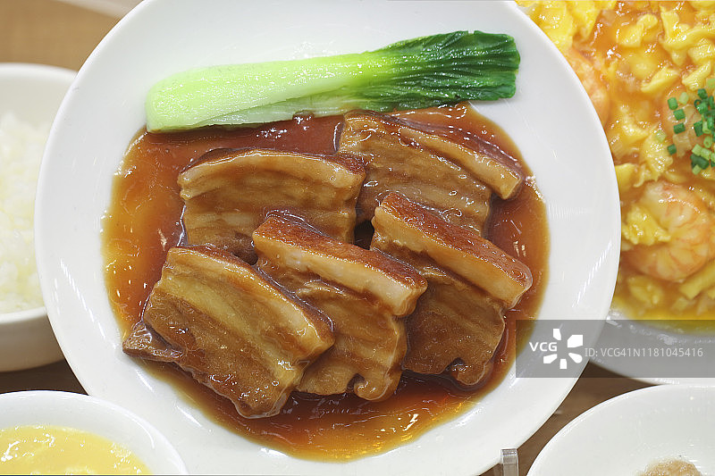东坡肉，红烧肉美食模型图片素材