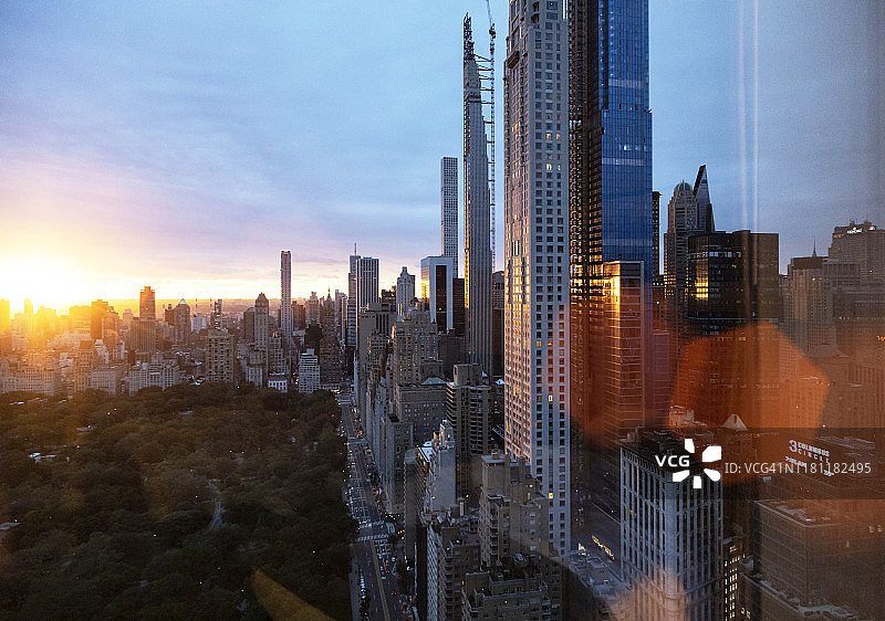 纽约中央公园59街图片素材