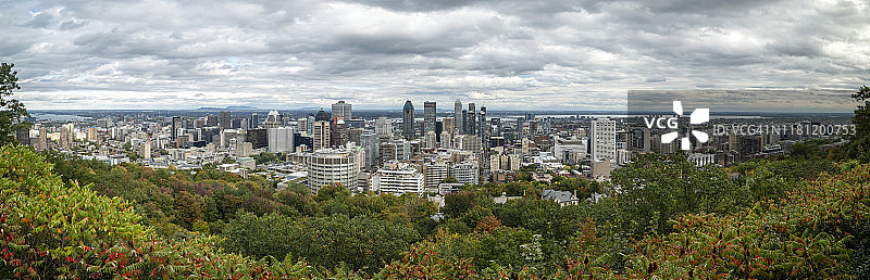蒙特利尔全景图片素材