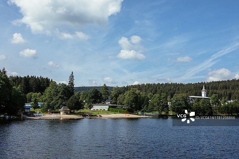 德国蒂蒂湖：黑森林巴登-符腾堡州风光图片素材