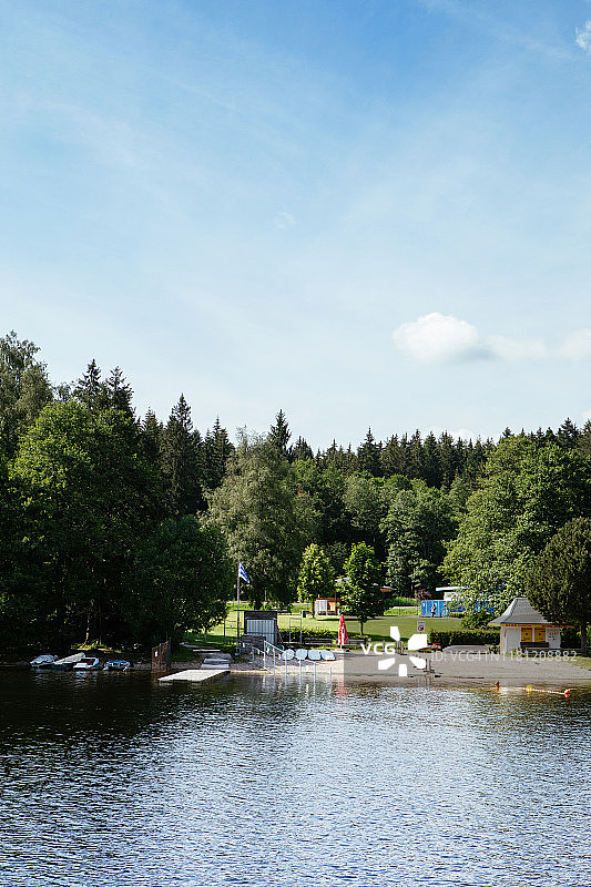 德国蒂蒂湖：黑森林巴登-符腾堡州风光图片素材