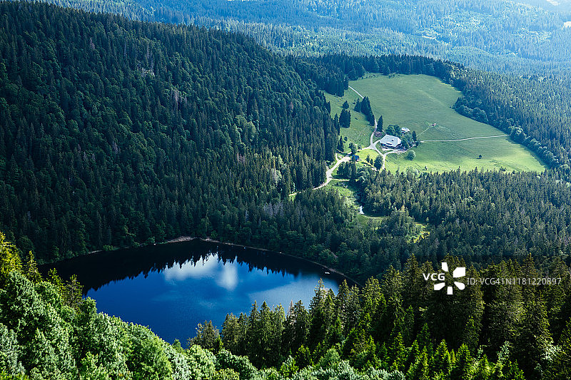 德国蒂蒂湖，黑森林，巴登-符腾堡州图片素材