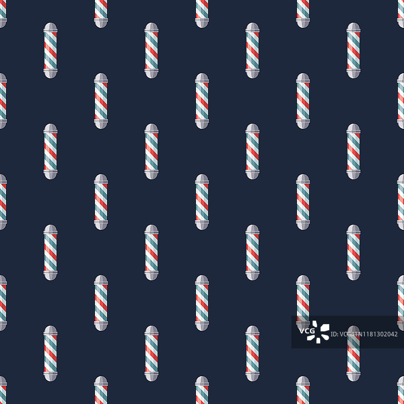 理发店旋转灯美发图案图片素材