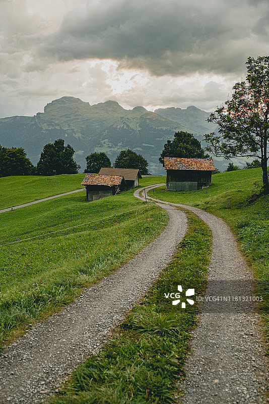 阿尔卑斯山风光图片素材