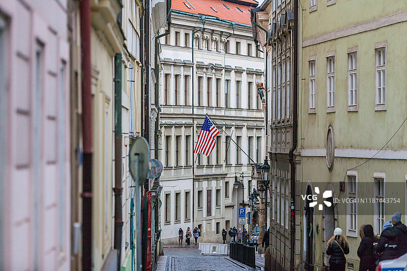 布拉格的冬天图片素材