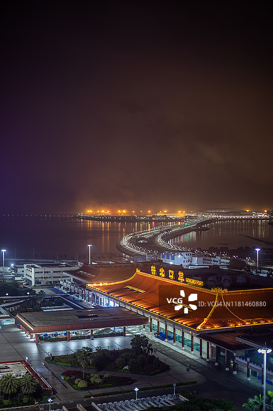 中国广东省珠海市拱北海关图片素材