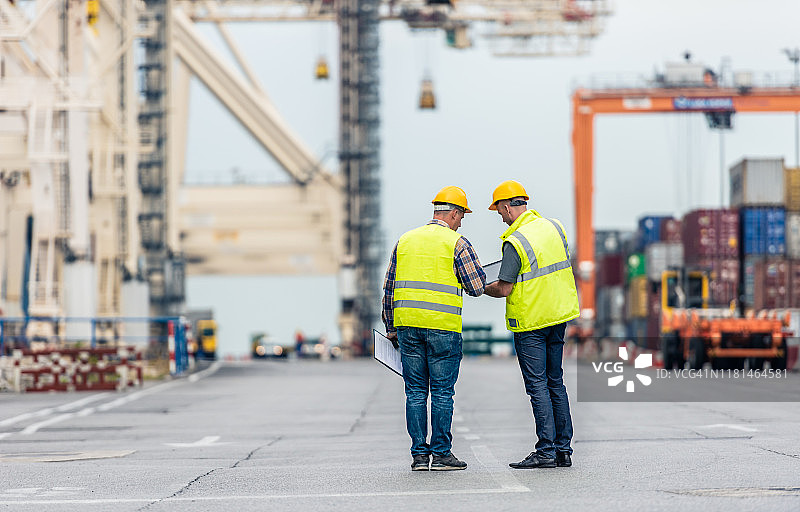 造船厂的景象图片素材