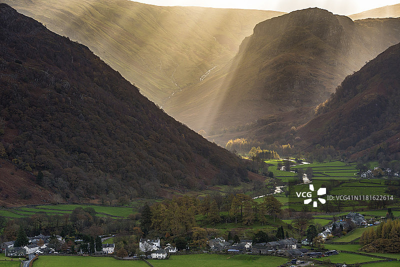 英国坎布里亚郡湖区罗斯思韦特风景图片素材