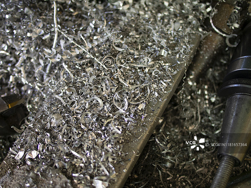 法国复古摩托车库及旧零件归档图片素材