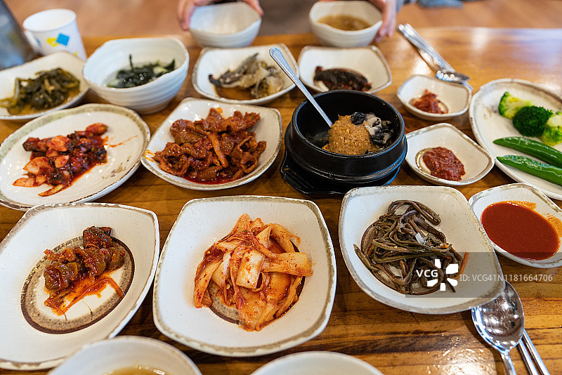 韩国生菜包饭图片素材