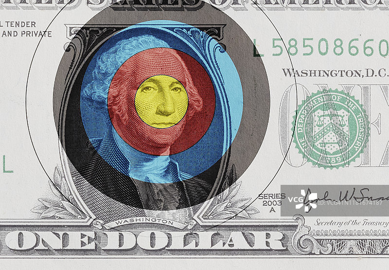 美元靶标图片素材