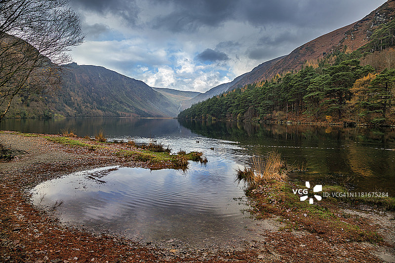 爱尔兰格伦达洛上湖图片素材