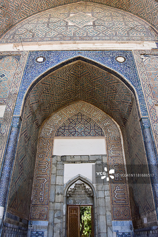 比比哈内姆清真寺Iwan入口图片素材