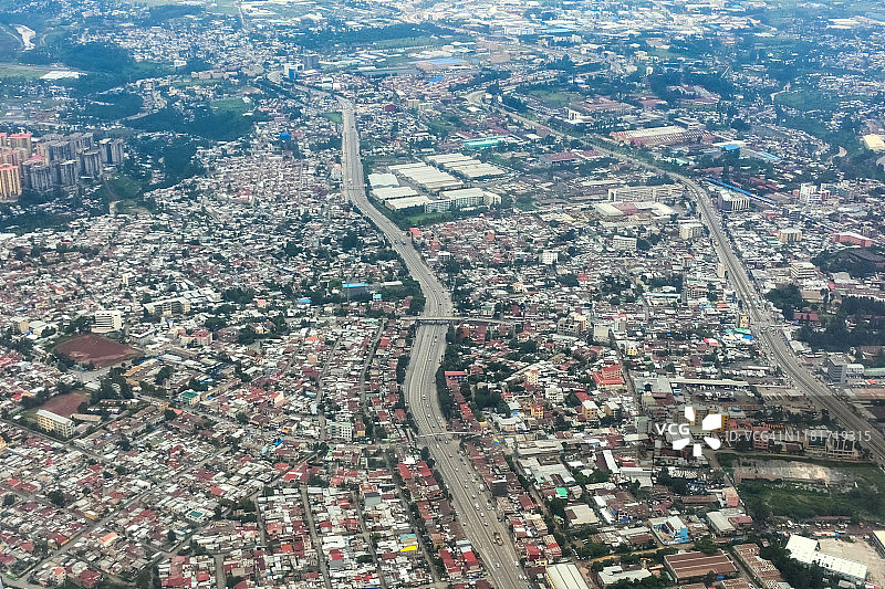 埃塞俄比亚亚的斯亚贝巴鸟瞰，非洲图片素材