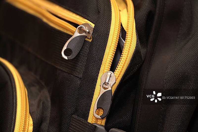 黑色包的拉链图片素材