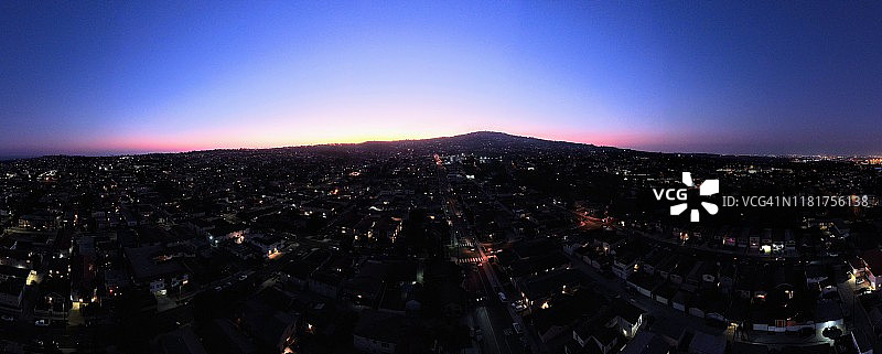 帕洛斯弗迪鸟瞰图图片素材