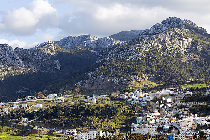 摩洛哥北部得土安麦地那图片素材