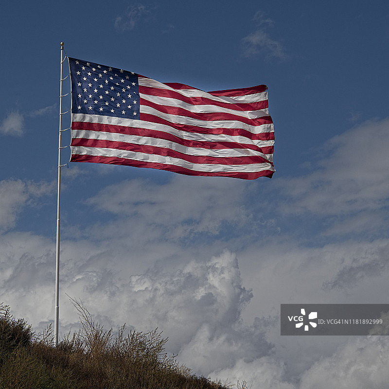 美国国旗，弗纳尔犹他州图片素材