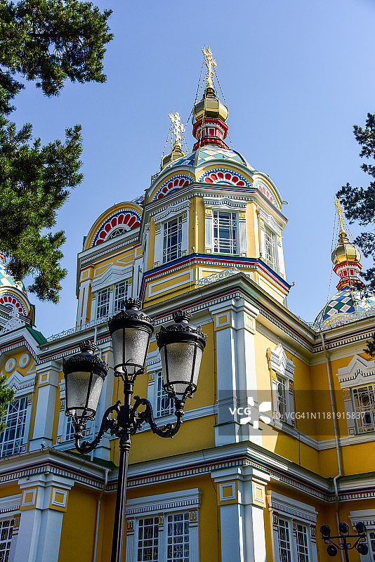 阿拉木图升天大教堂图片素材