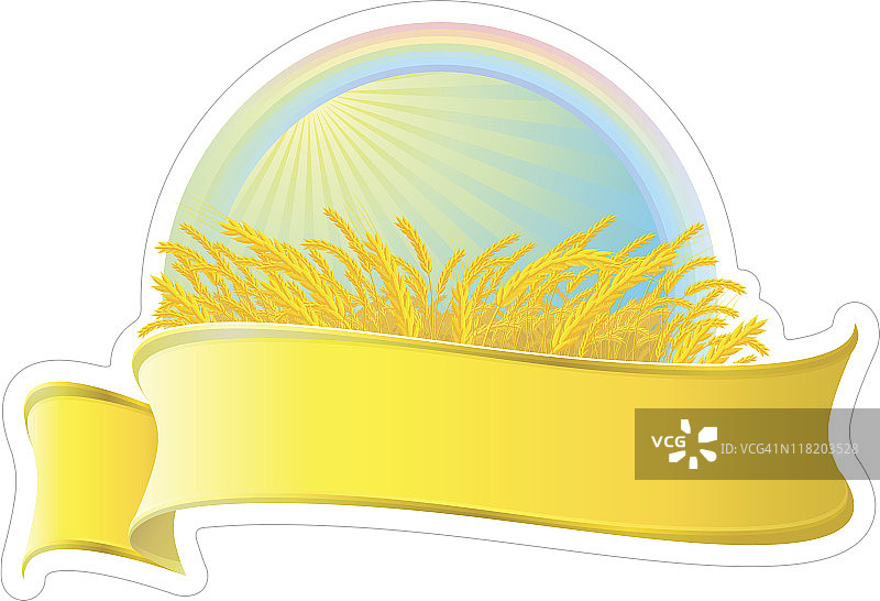 阳光明媚的田野图片素材