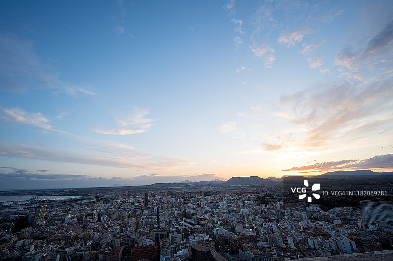 阿利坎特圣巴巴拉城堡图片素材