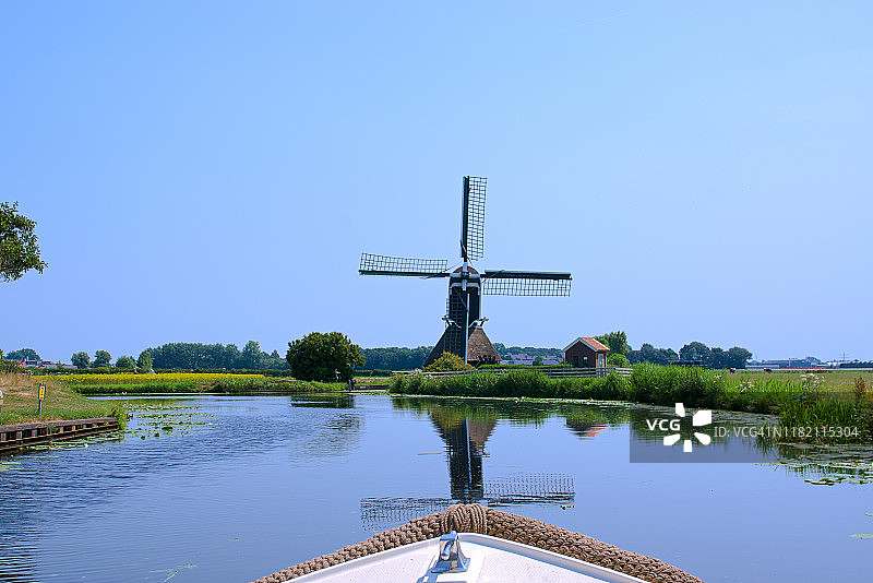 荷兰风车图片素材