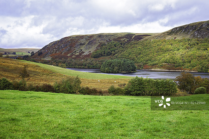 埃兰河谷的河流图片素材