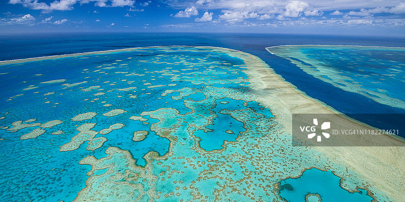 澳大利亚大堡礁和哈迪礁图片素材