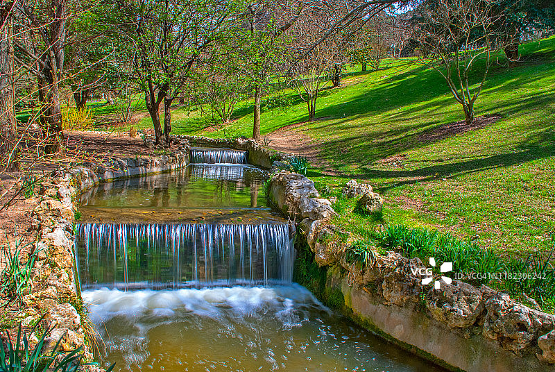 奥斯特公园的景观水景图片素材