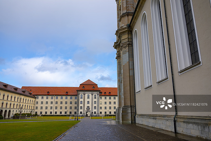 圣加仑修道院与广场图片素材