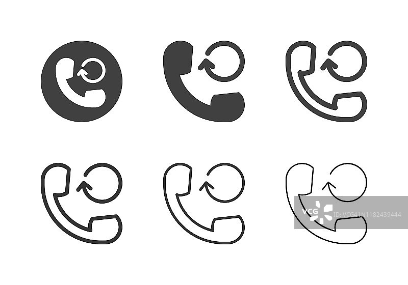 重拨图标 - 多系列图片素材