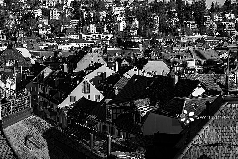 圣加仑城市风光图片素材