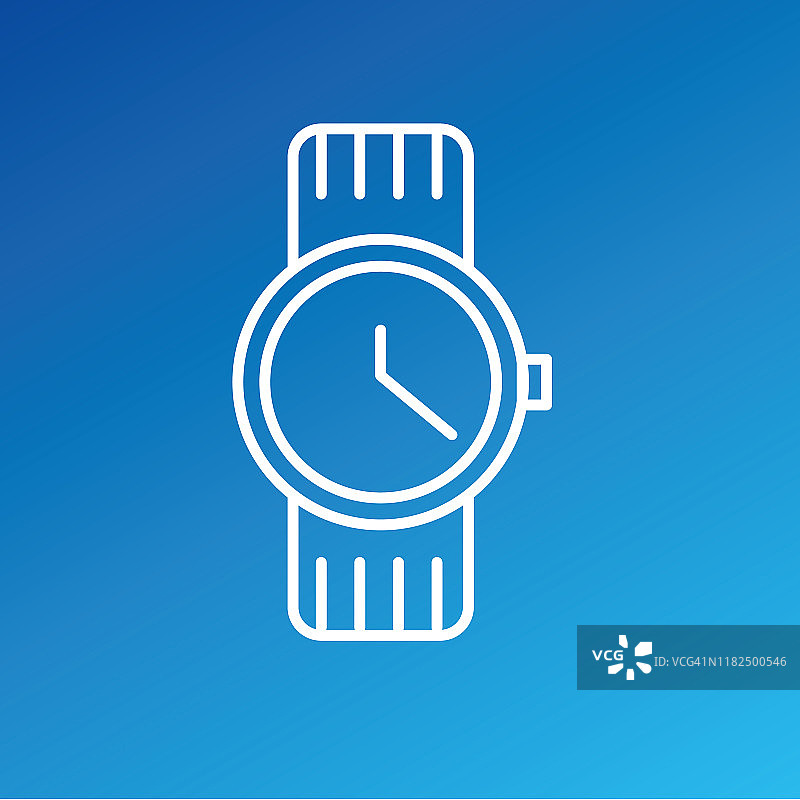 细线时间图标手表图片素材