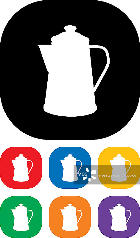 咖啡壶图标合集11图片素材