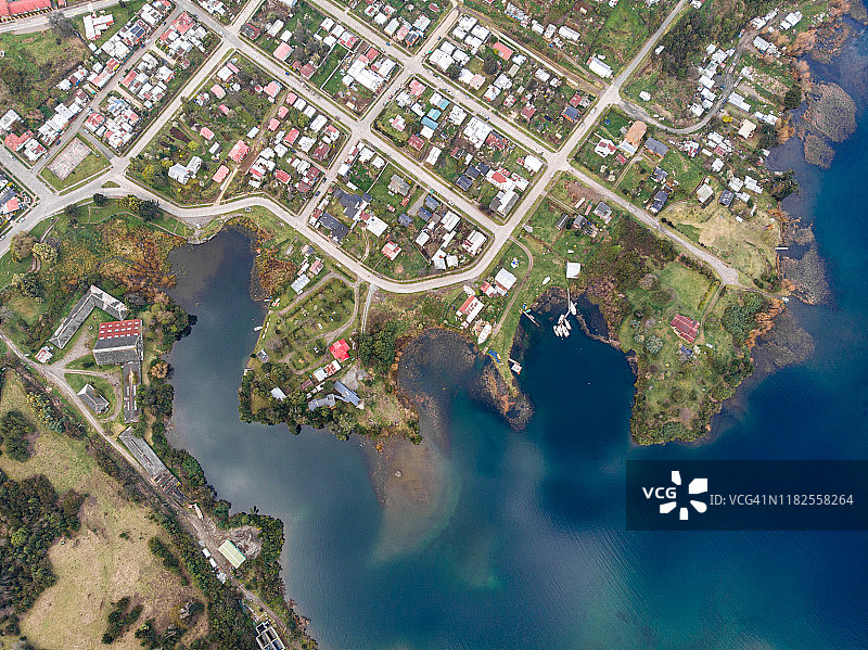 奥克塔伊港水湾景色图片素材