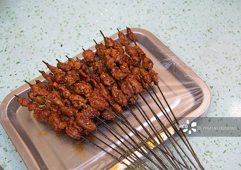 格尔木烤羊肉图片素材