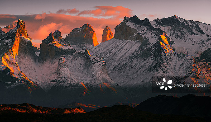 智利百内国家公园图片素材